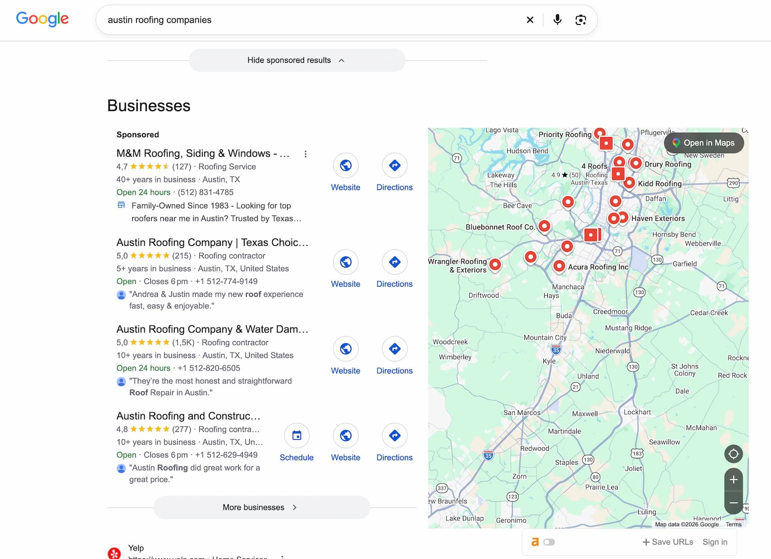 Локальна пошукова видача у Google